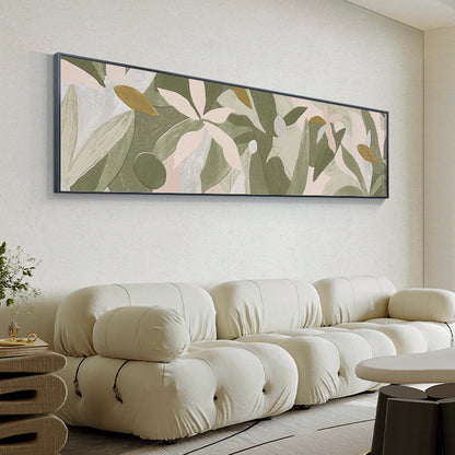 Botanical-Themed Abstract Wall Mural Homeandso