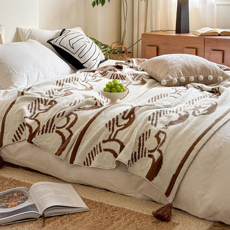 Abstract Pattern Throw Blanket