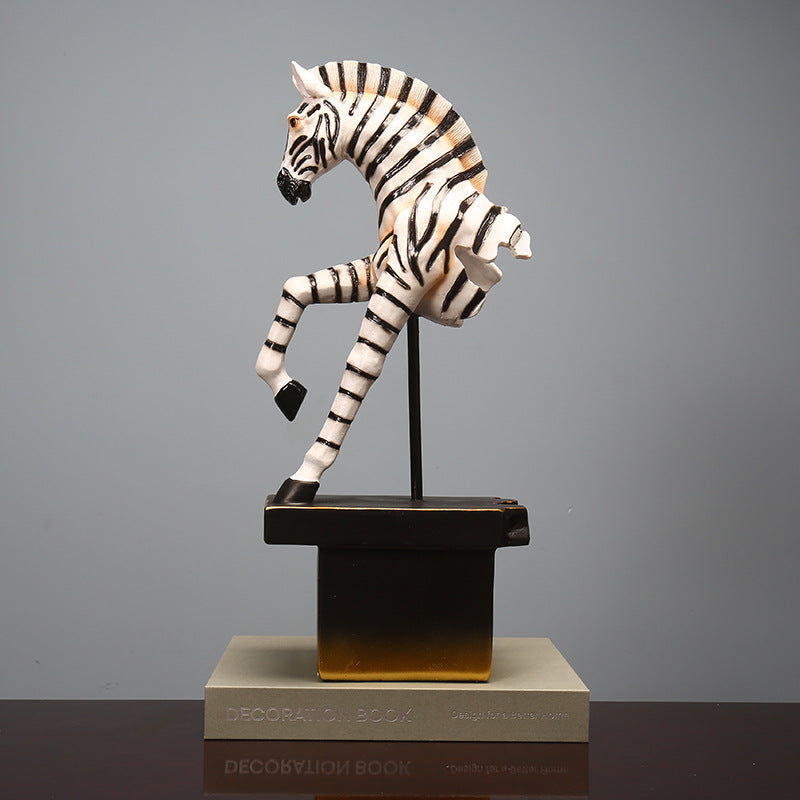 Decorative Zebra Sculpture Homeandso