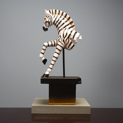 Decorative Zebra Sculpture Homeandso