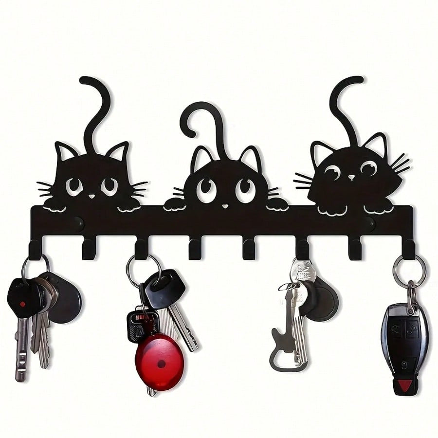 Cat-Themed Key Holder Homeandso