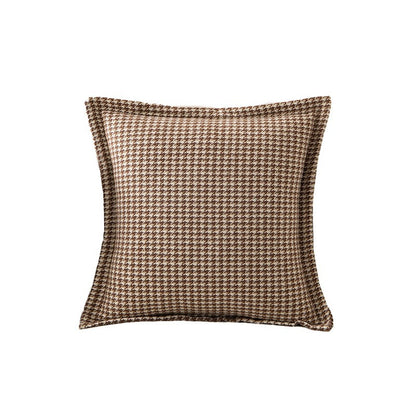 Checkered Pattern Accent Cushion