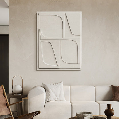 Textured Artistic Abstract Wall Sculpture Homeandso