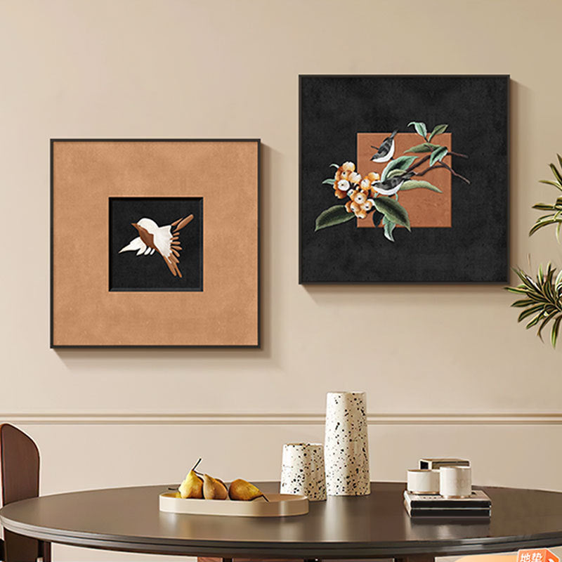 Framed Decorative Bird Artwork Homeandso