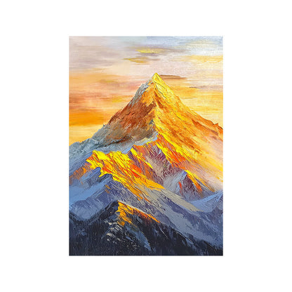 Mountain Range Oil Painting Homeandso
