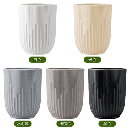 Ribbed Ceramic Planter Homeandso