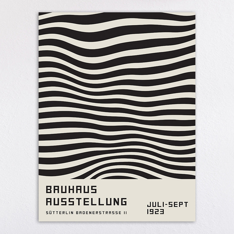 Bauhaus-Inspired Abstract Wall Art Print Homeandso