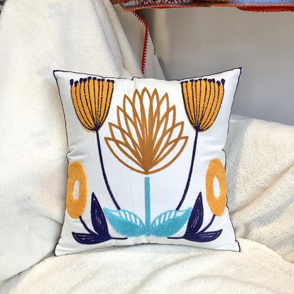Dekoratives Blumen-Kissen