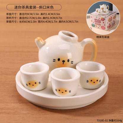 Cute Animal-Themed Tea Set Homeandso