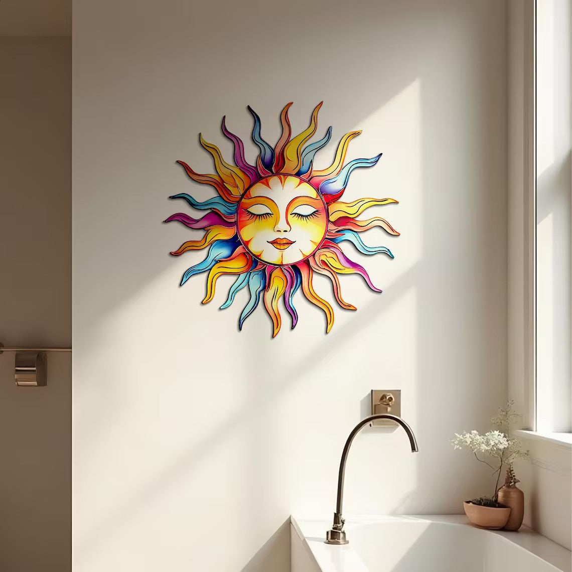 Vibrant Sun Wall Art Homeandso