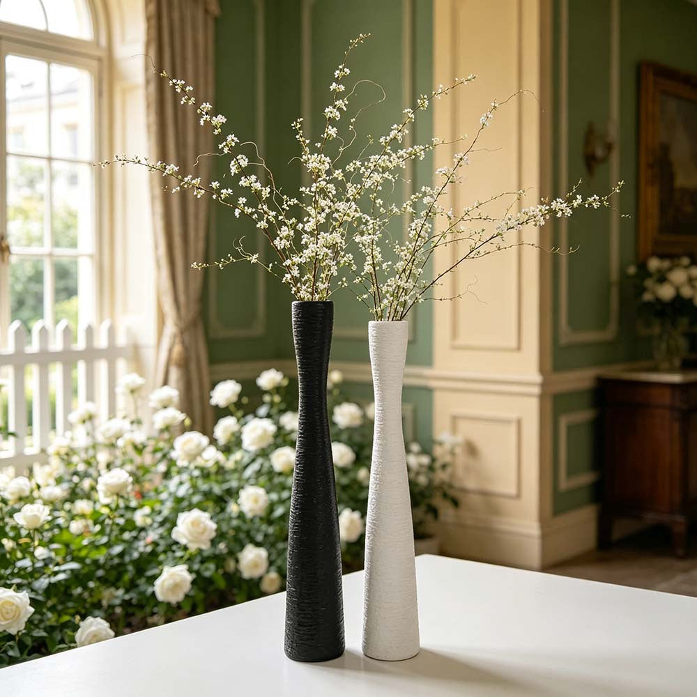 Modern Textured Ceramic Flower Vase