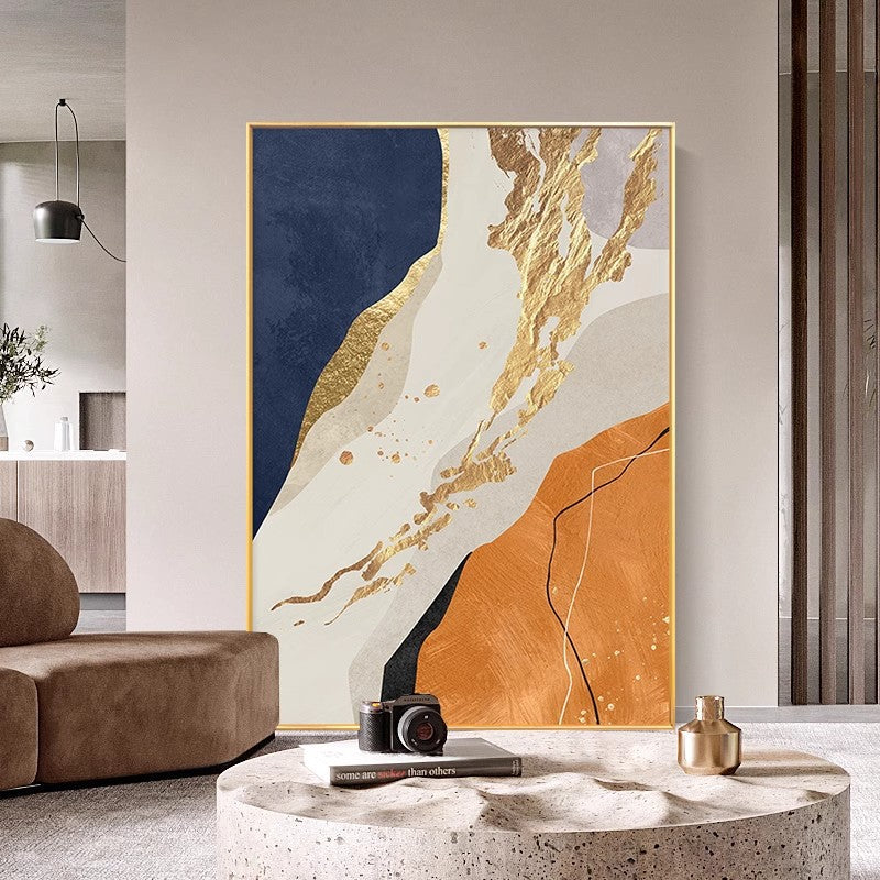 Modern Geometric Abstract Canvas Art Homeandso