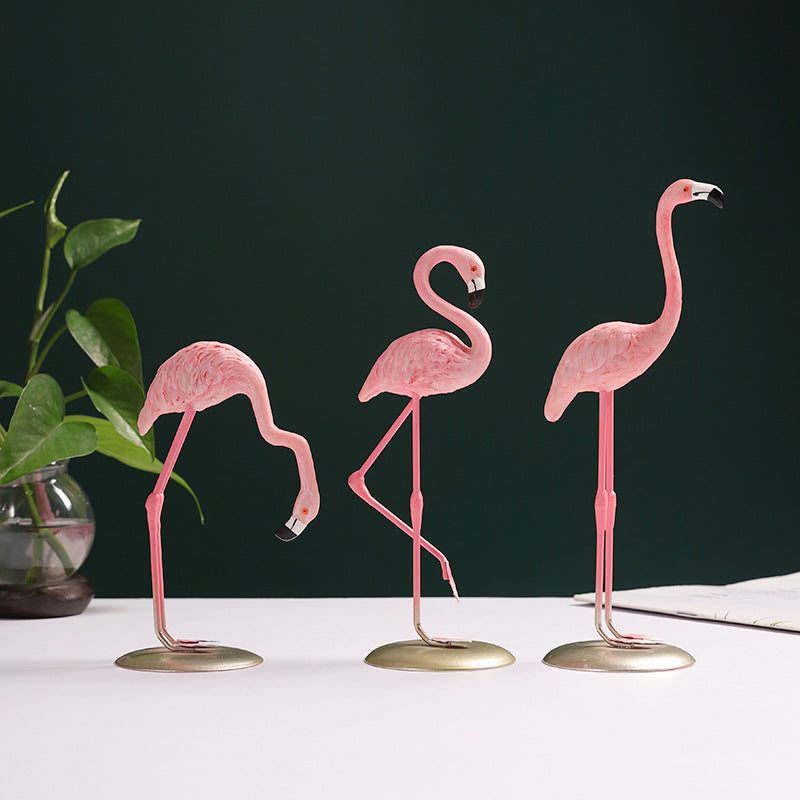 Decorative Flamingo Figurine Homeandso