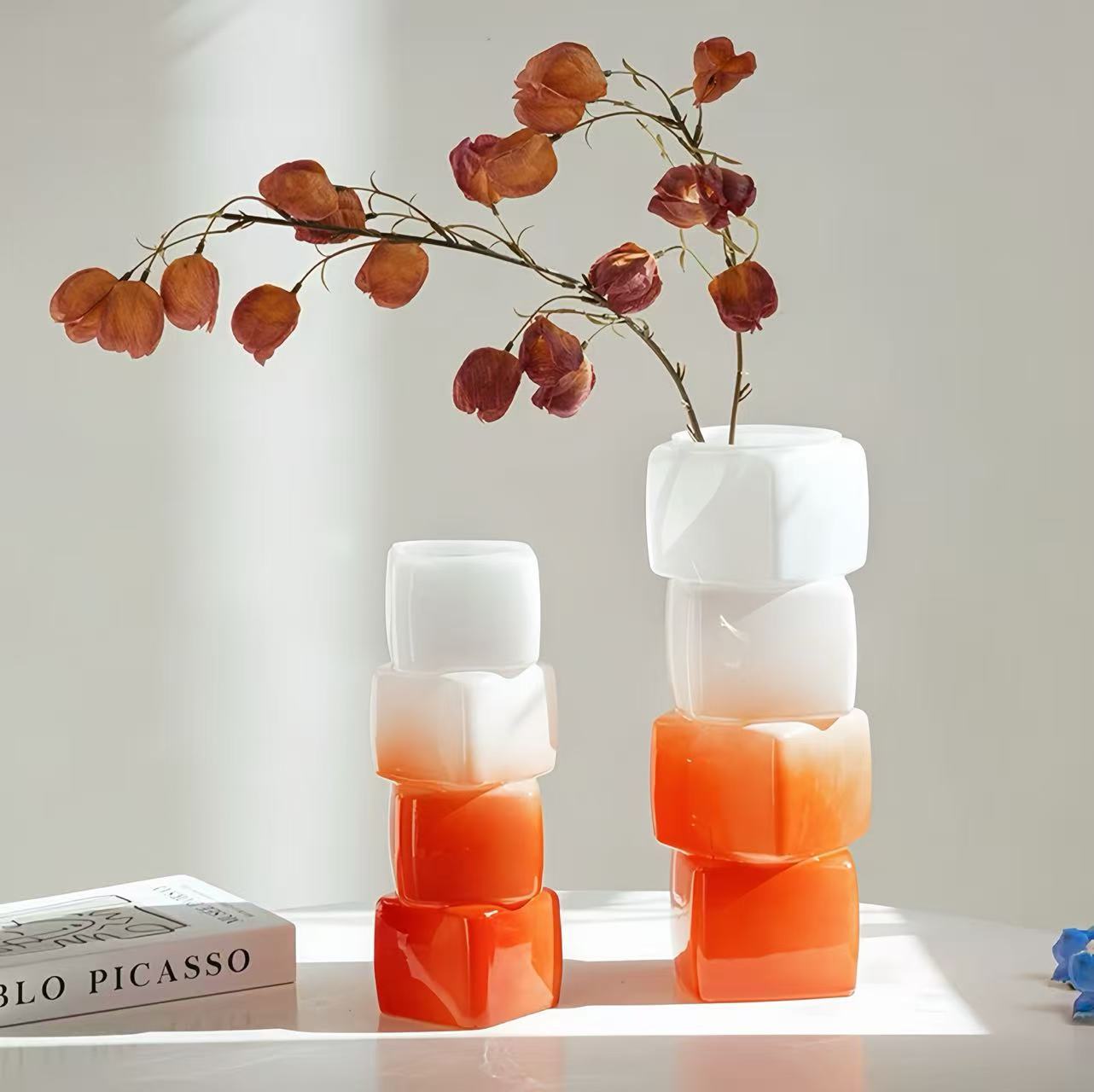 Homeandso Decorative Modern Art Glass Vase