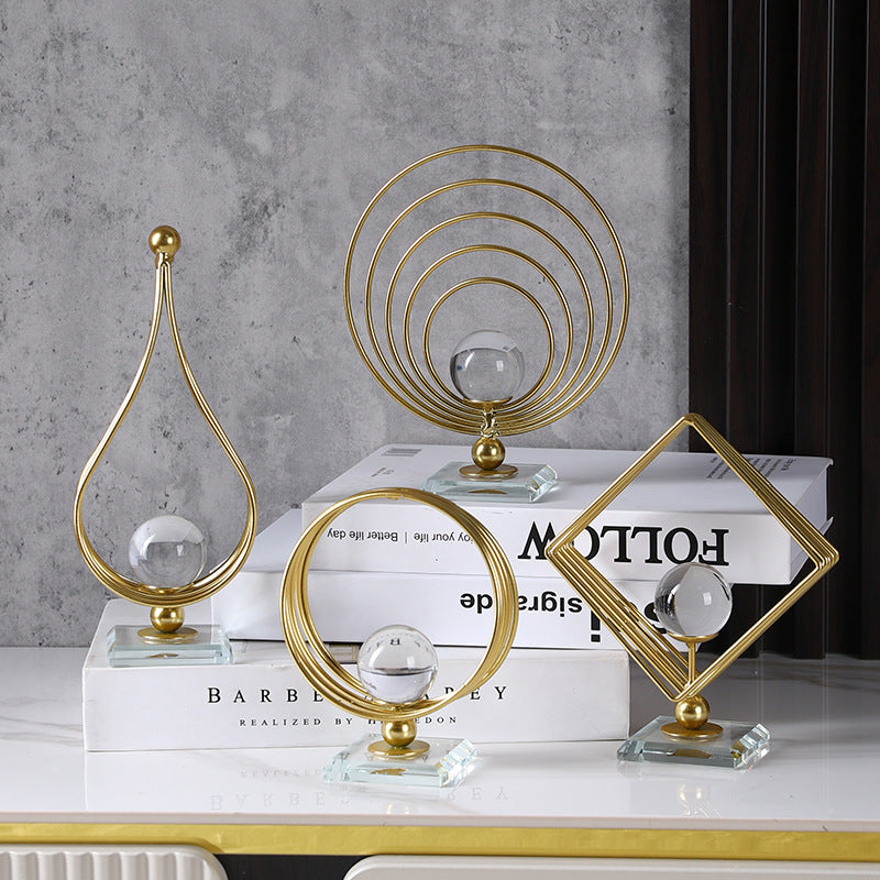 Decorative Crystal Sphere Stand Homeandso