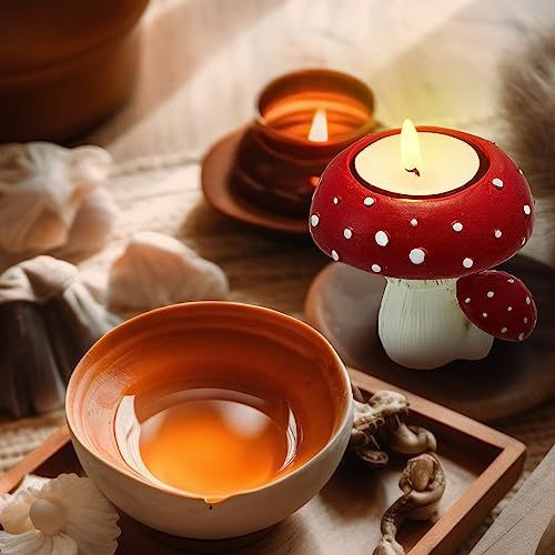 Decorative Mushroom Shaped Planter Homeandso