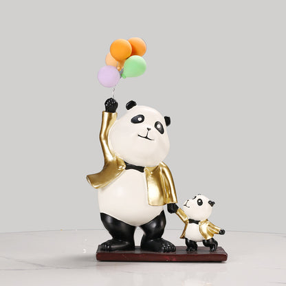 Whimsical Panda Sculpture Homeandso