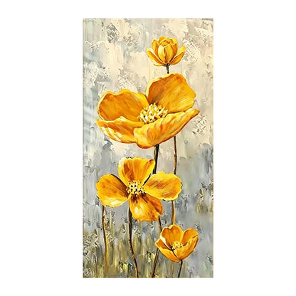 Floral Painted Canvas Artwork Homeandso