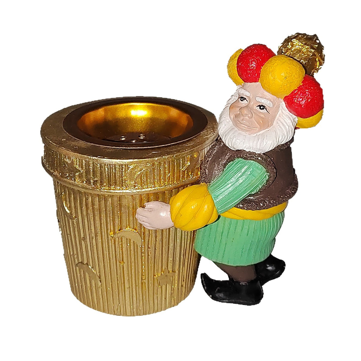 Decorative Trash Can Figurine Homeandso
