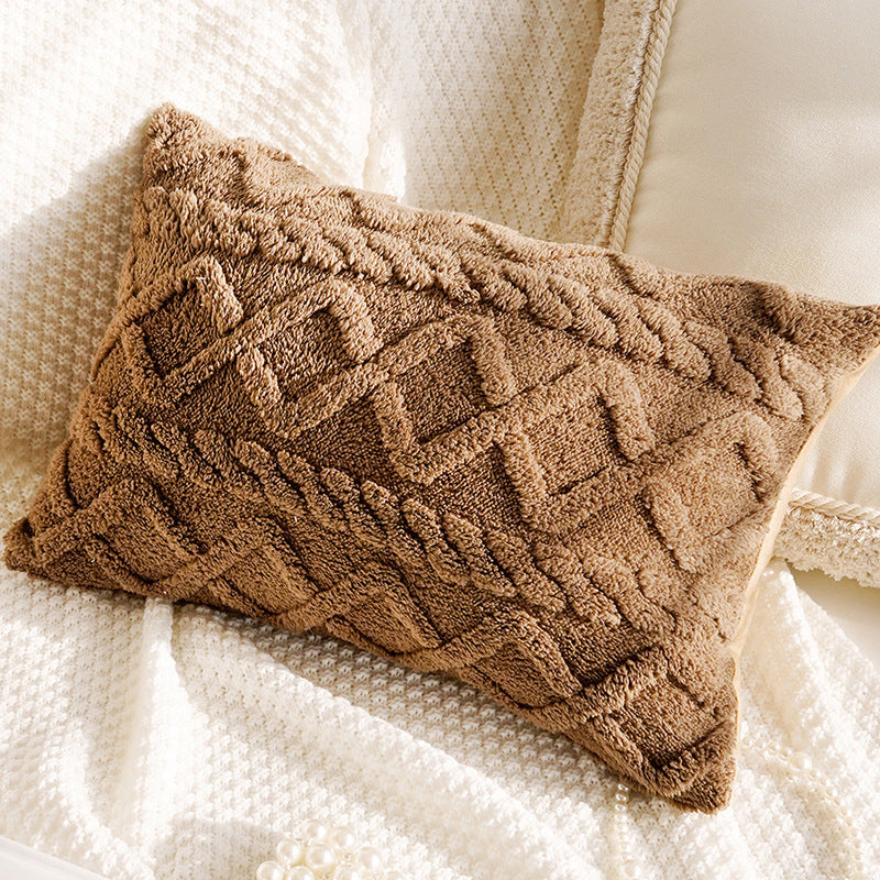Luxurious Faux Fur Decorative Pillow