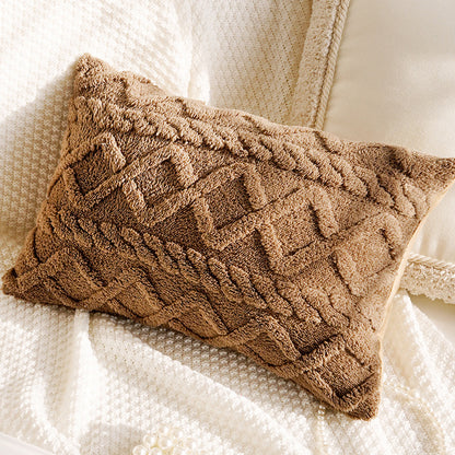 Luxurious Faux Fur Decorative Pillow