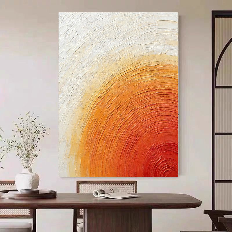 Textured Abstract Sunburst Canvas Art Homeandso