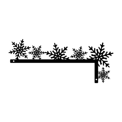 Snowflake-Themed Decorative Shelf Bracket Homeandso