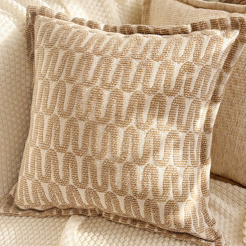 Embroidered Decorative Throw Pillow