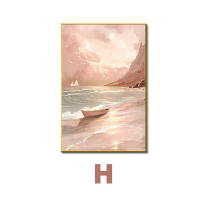 Beach Sunset Themed Canvas Wall Art Homeandso