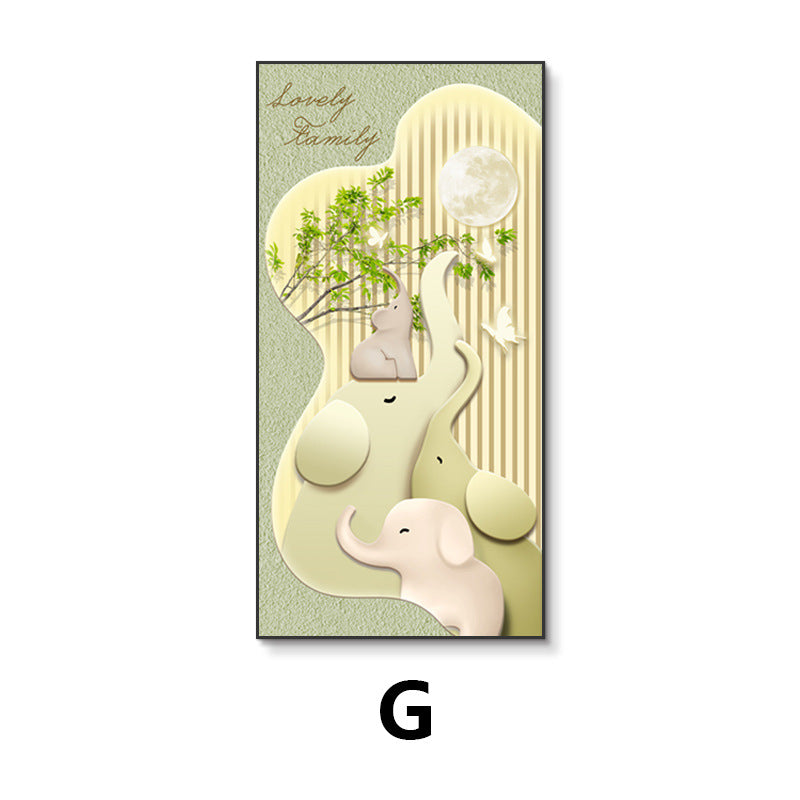 Framed Elephant Family Wall Art Homeandso