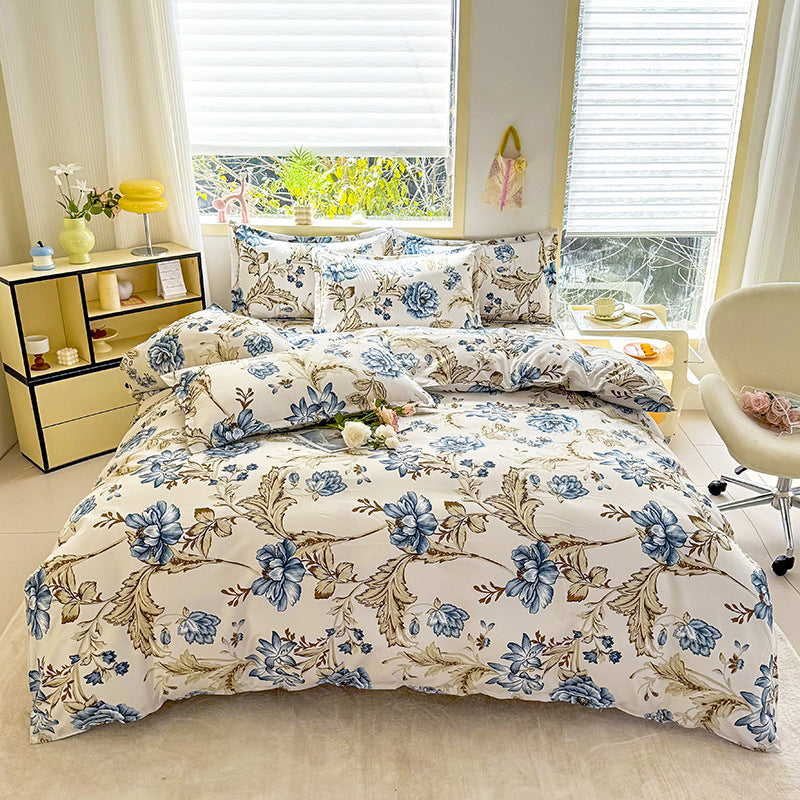 Floral Patterned Duvet Cover Set