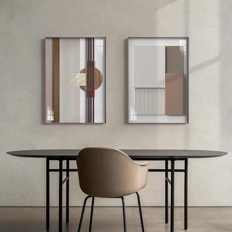 Abstract Geometric Framed Wall Art Homeandso
