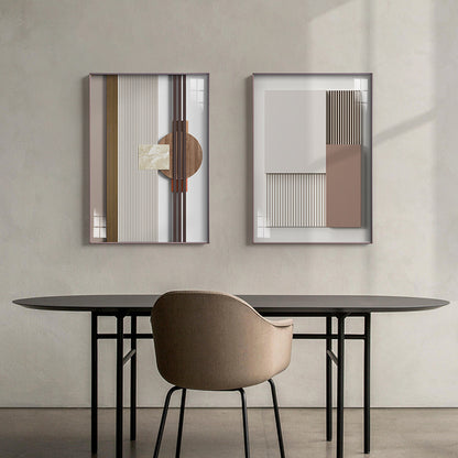 Abstract Geometric Framed Wall Art Homeandso