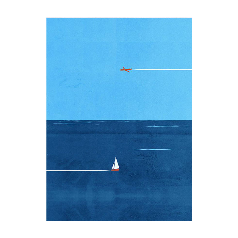 Modern Nautical Art Canvas Print Homeandso