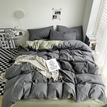 Luxurious Reversible Duvet Cover Set Homeandso