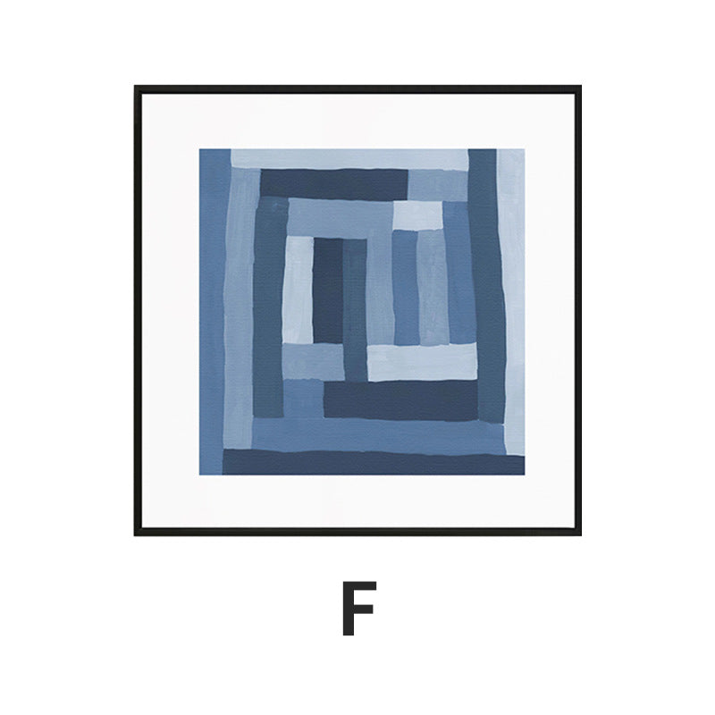 Abstract Grid Pattern Framed Art Print Homeandso