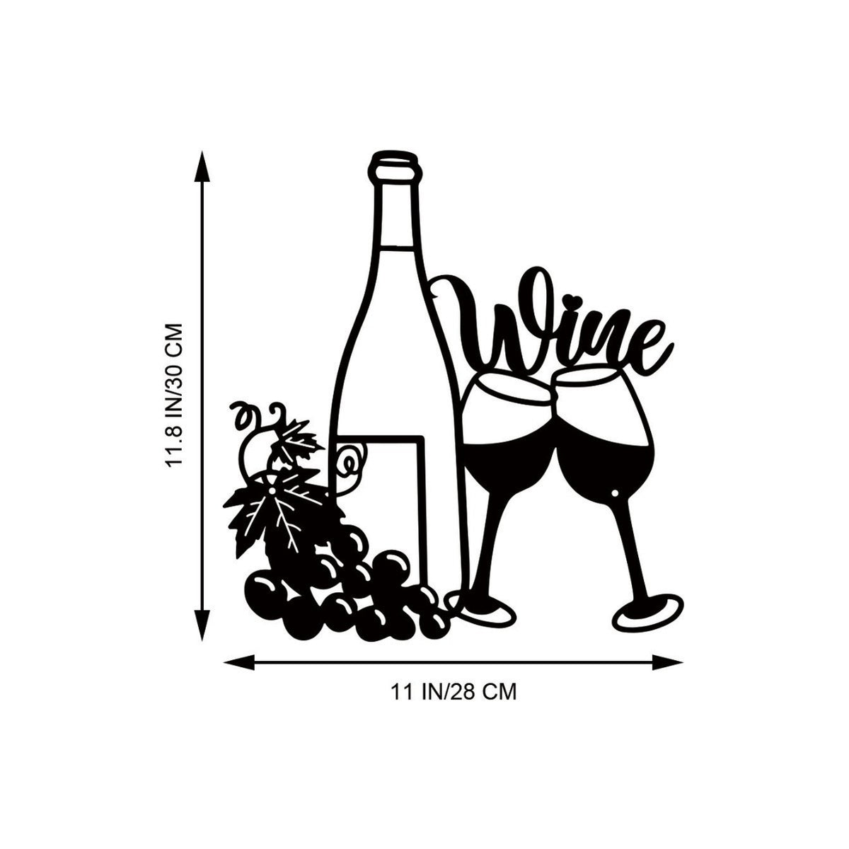 Wine-Themed Decorative Wall Art Homeandso