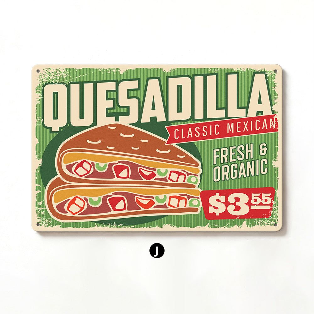 Vintage-Inspired Metal Sign Homeandso