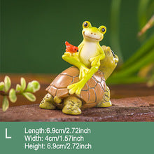 Playful Frog and Snail Decorative Figurine Homeandso