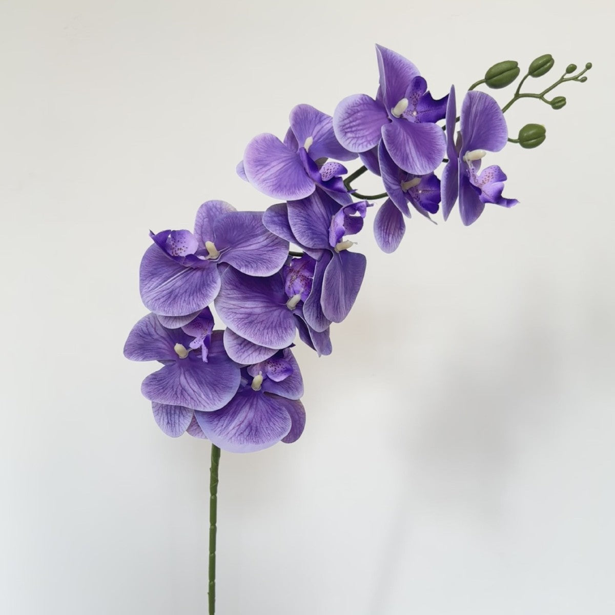 Elegant Faux Orchid Floral Stem