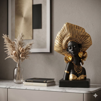 Women's Artistic Bust Sculpture