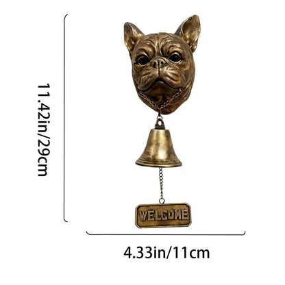 Decorative Bulldog Head Doorbell Homeandso