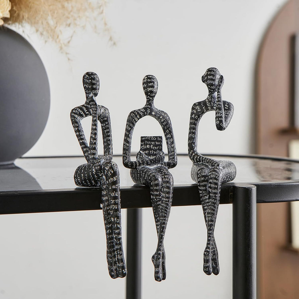 Artistic Sitting Figure Homeandso