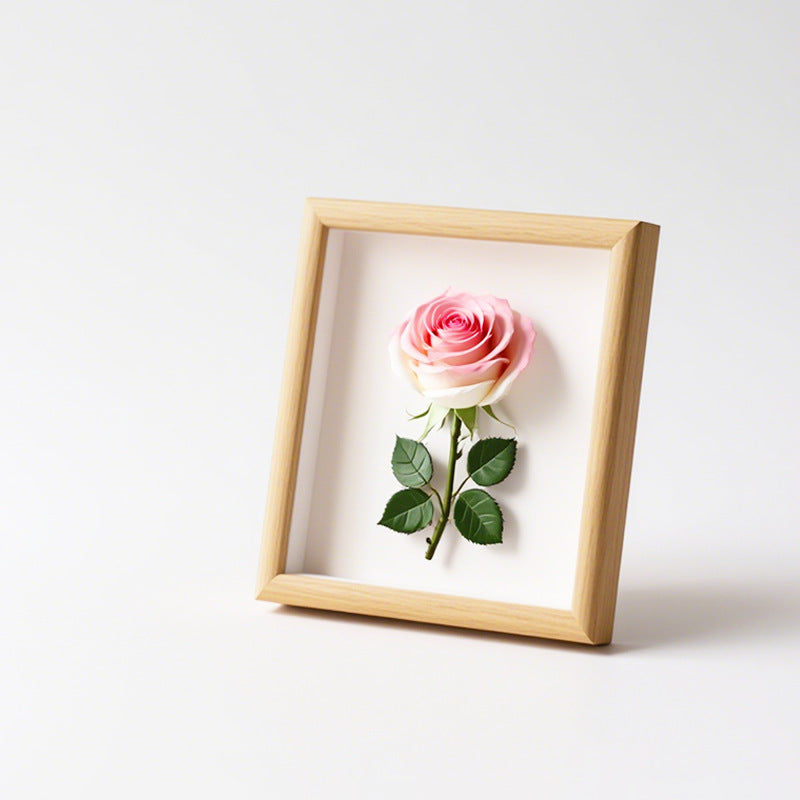 Elegant Framed Floral Art