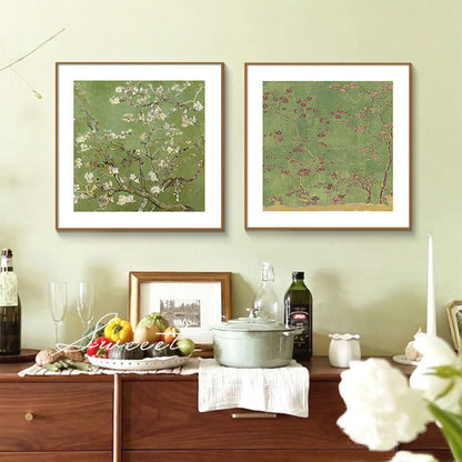 Framed Floral Botanical Print Artwork Homeandso