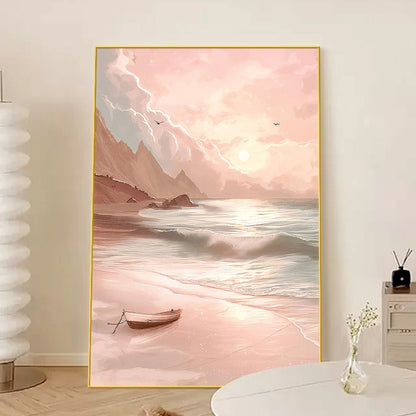 Beach Sunset Themed Canvas Wall Art Homeandso
