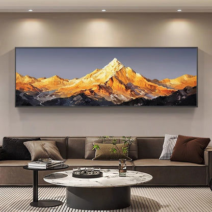 Majestic Mountain Range Canvas Artwork Homeandso