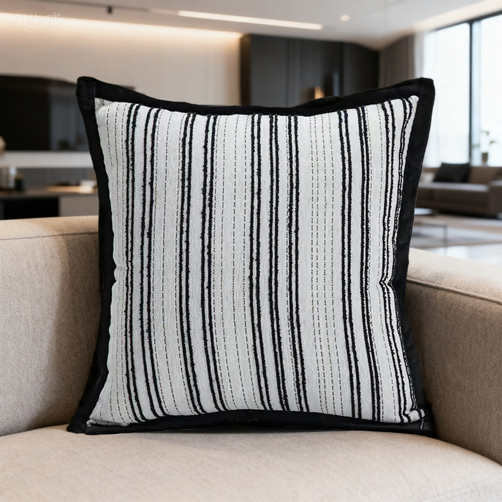 Textured Stripe Decorative Pillow