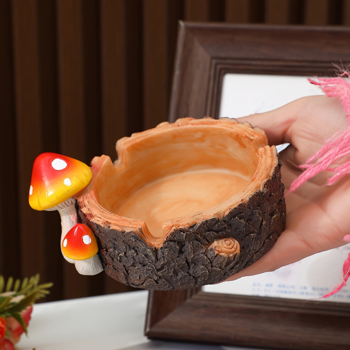 Whimsical Mushroom-Inspired Phone Holder Homeandso
