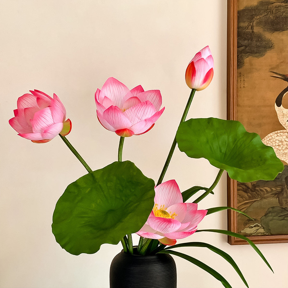 Elegant Lotus Flower Stem Arrangement
